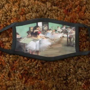 🐳 (3 for $15) Edgar degas painting face mask